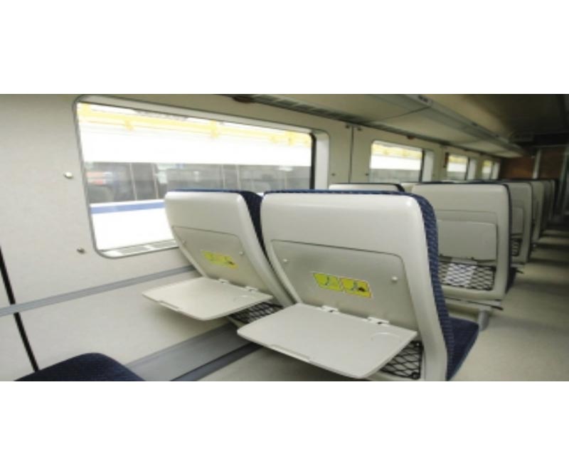 城际车坐椅背板桌板